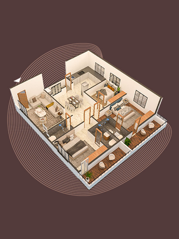 3 BHK East